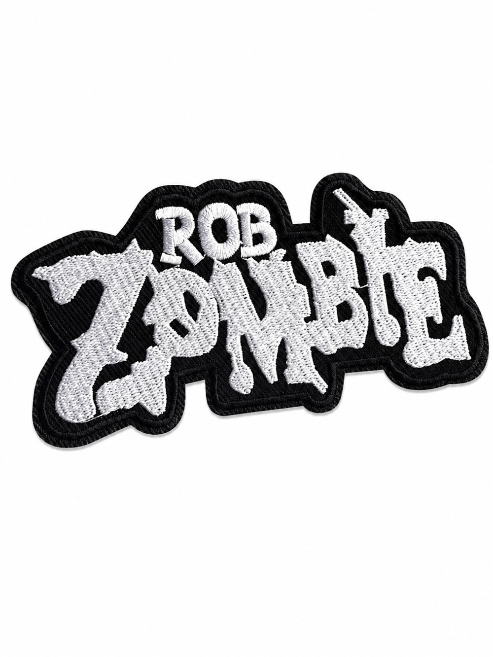 Large Rob Zombie Patch Black Heavy Metal Band Rock Music Embroidered Iron On